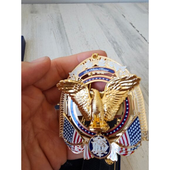 White House Franklin Roosevelt 2017 ornament eagle president Americana gold Maxi - Picture 8 of 10